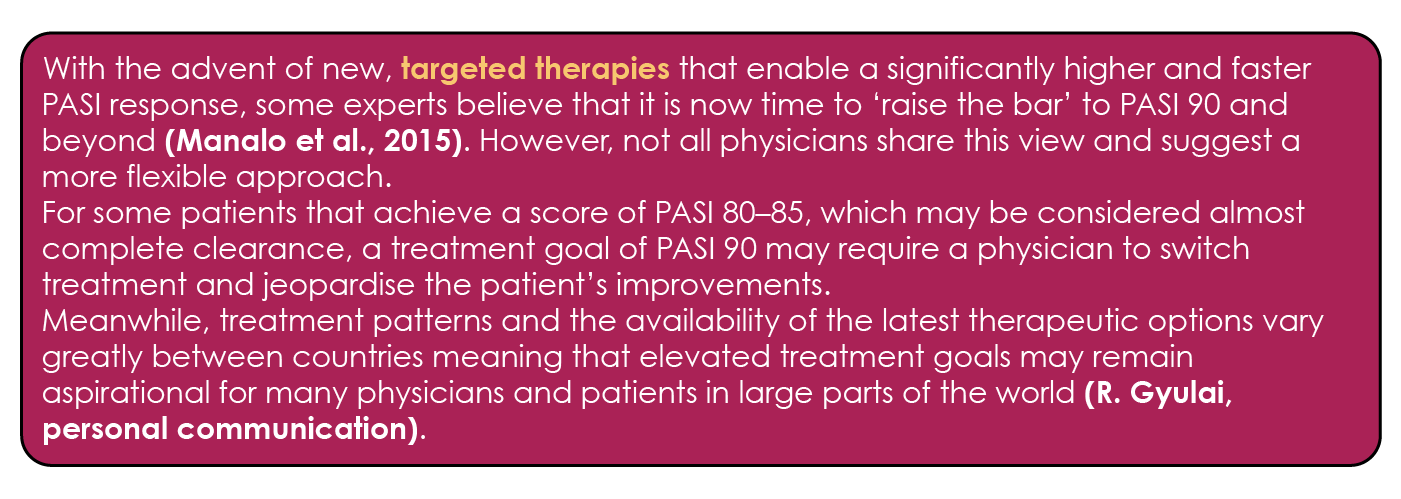 the importance of aiming for PASI 100 in your patients